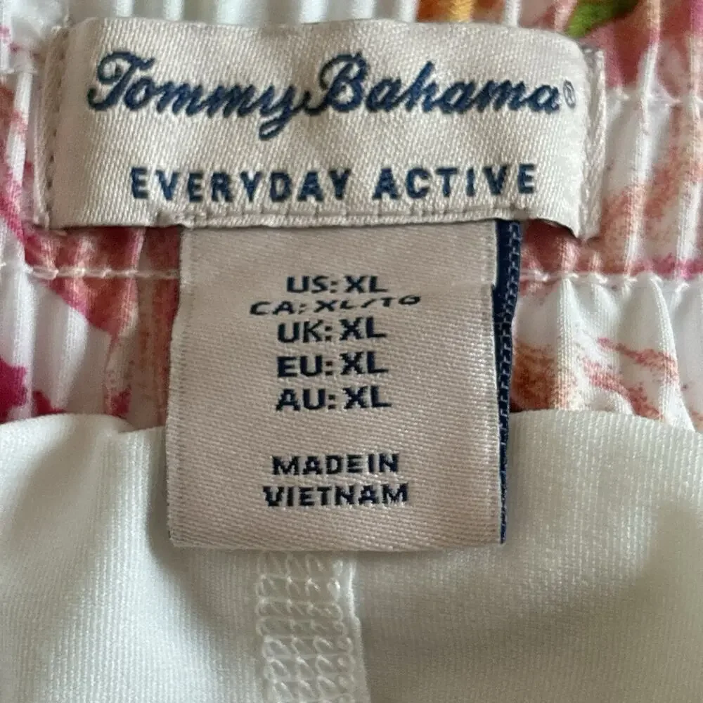 Tommy Bahama Skort Women XL Floral Tropical Pullon Performance Elastic Waist New